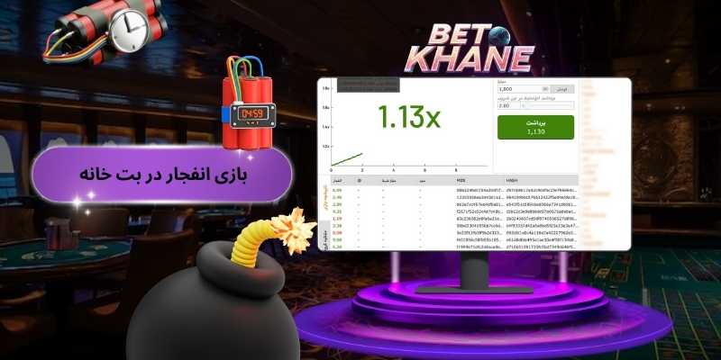 بازی انفجار در بت خانه بدون فیلتر (Betkhane bdon filter) تجربه‌ای سریع، بی‌وقفه و سودآور